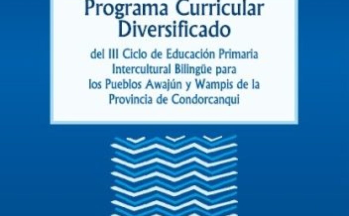 Programa Curricular Diversificado Pueblos Awajún y Wampis _Portada